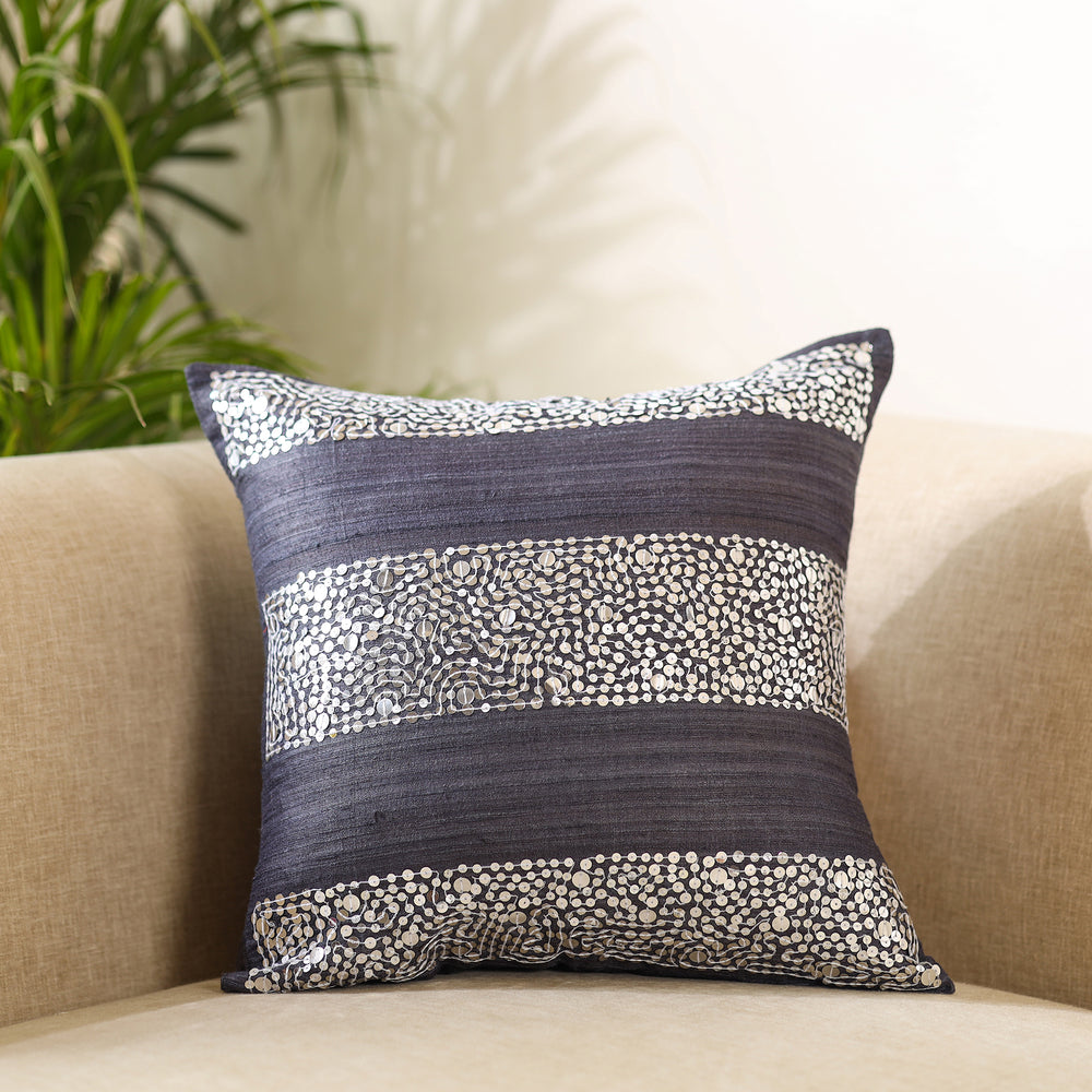 Aari Embroidered Cushion Cover