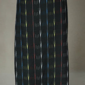 Black - 2pc handloom cotton unstitched pochampally ikat