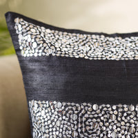 Aari Embroidery Cushion Cover