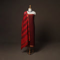 Maroon - Mangalagiri Handloom Cotton 3pc Unstitched Dress Material Suit Set 16