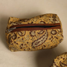  Yellow Multipurpose Handmade Toiletry Bags (Set of 3)