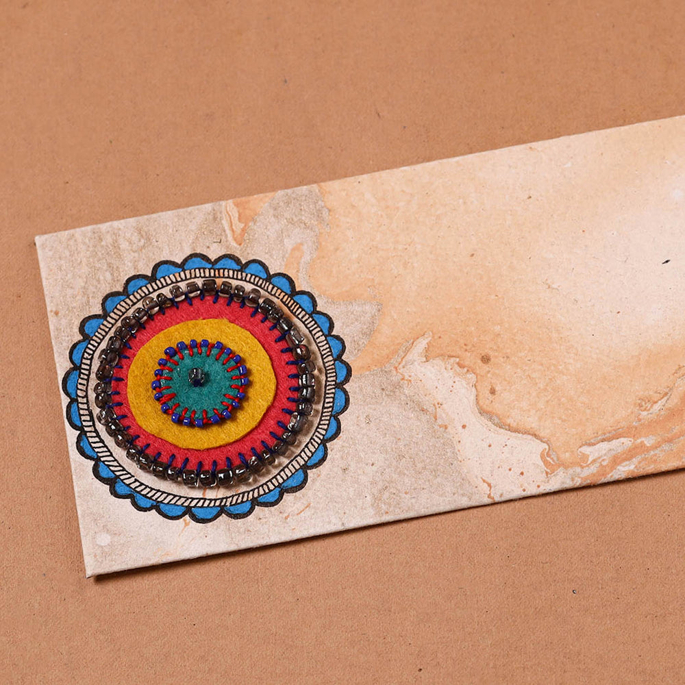 Handcrafted Mandala Art Envelope 15