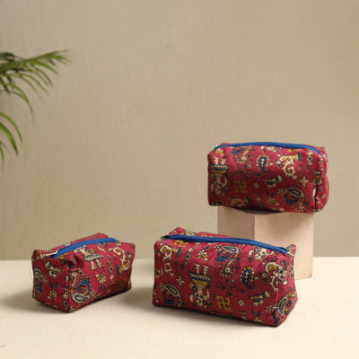 Multipurpose Handmade Toiletry Bags (Set of 3) 26