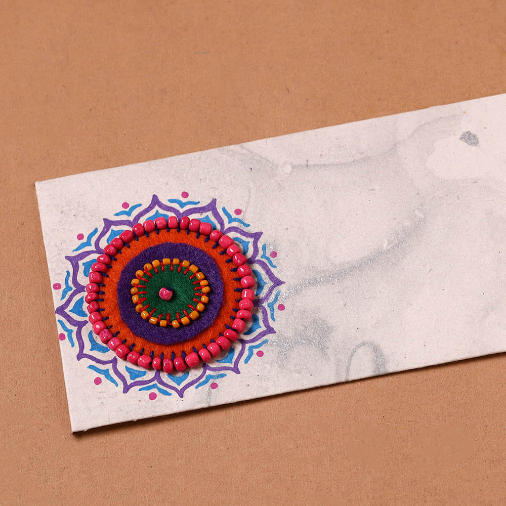 Handcrafted Mandala Art Envelope 17