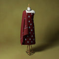 Hand Embroidered Cotton Kashida 3pc Unstitched Dress Material Suit Set 56