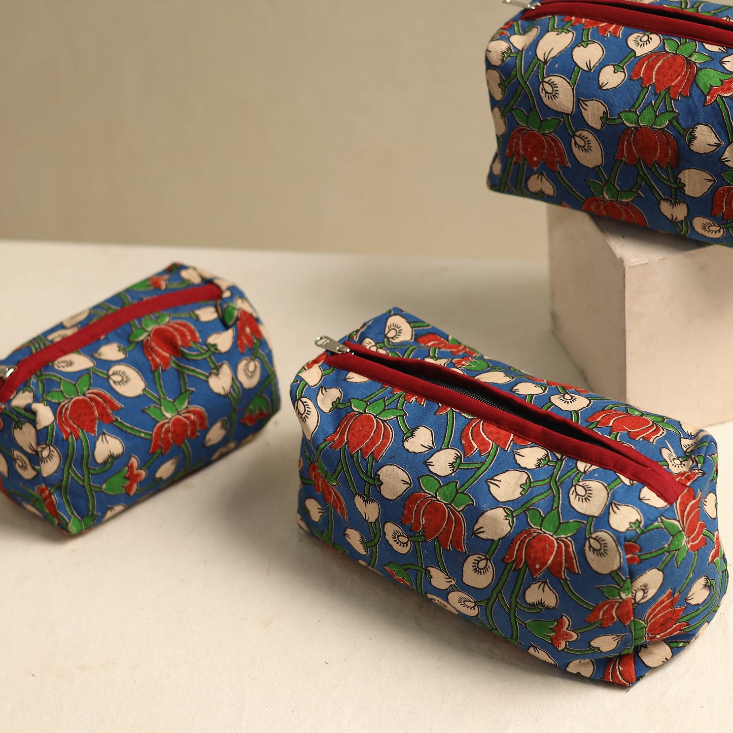 Multipurpose Handmade Toiletry Bags (Set of 3) 30