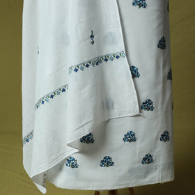 Hand Embroidered Cotton Kashida 3pc Unstitched Dress Material Suit Set 57