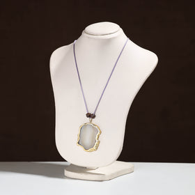  Handmade Natural Gemstone Bezel Pendent