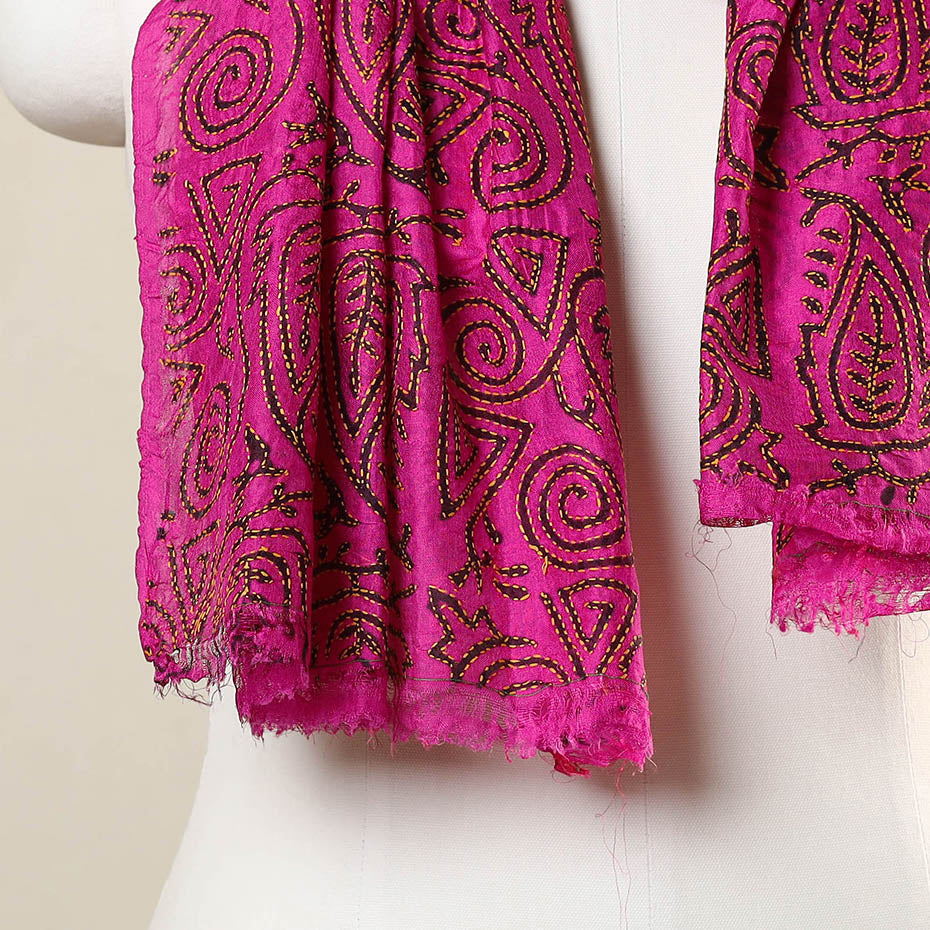 Kantha Stitch Stole