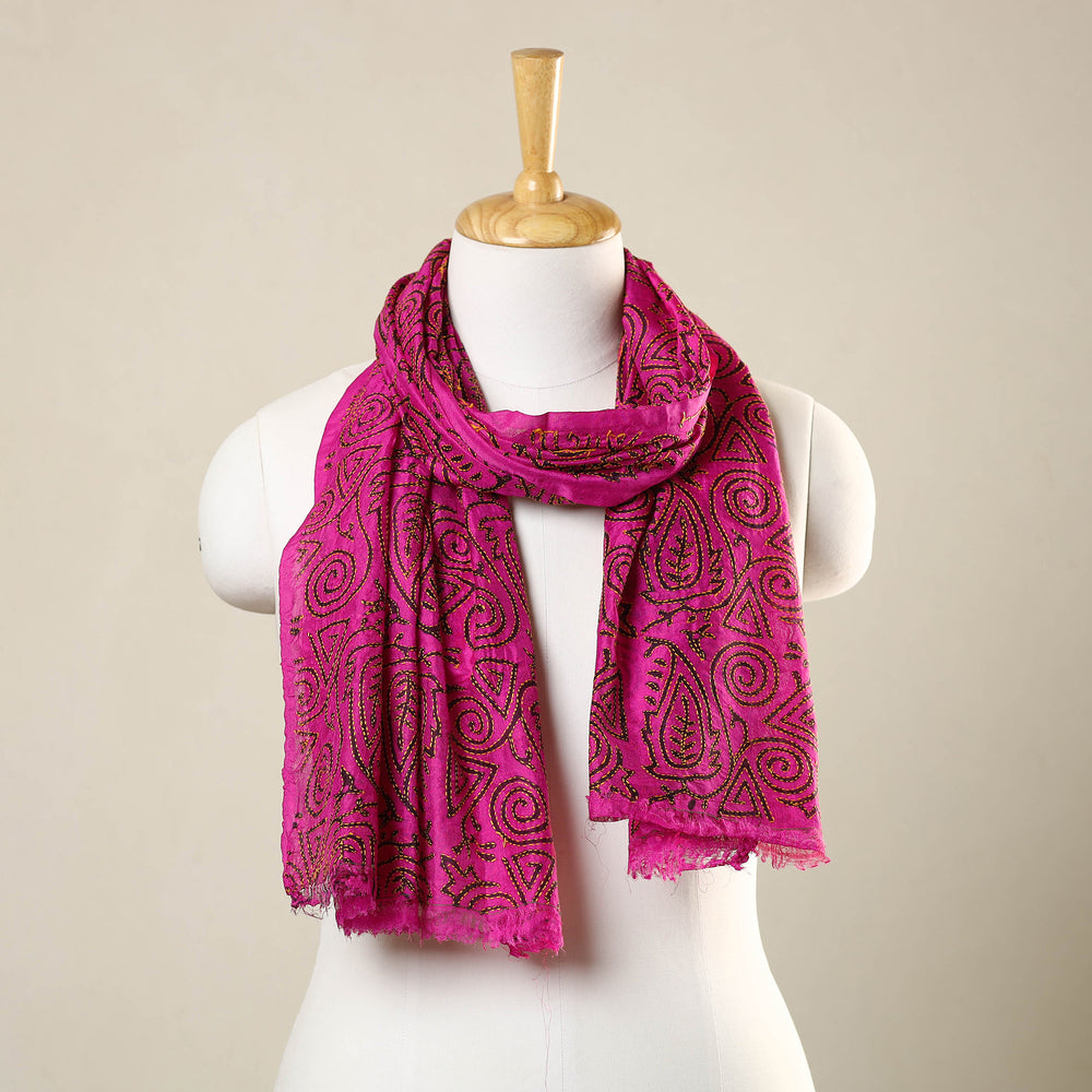 Kantha Stitch Stole