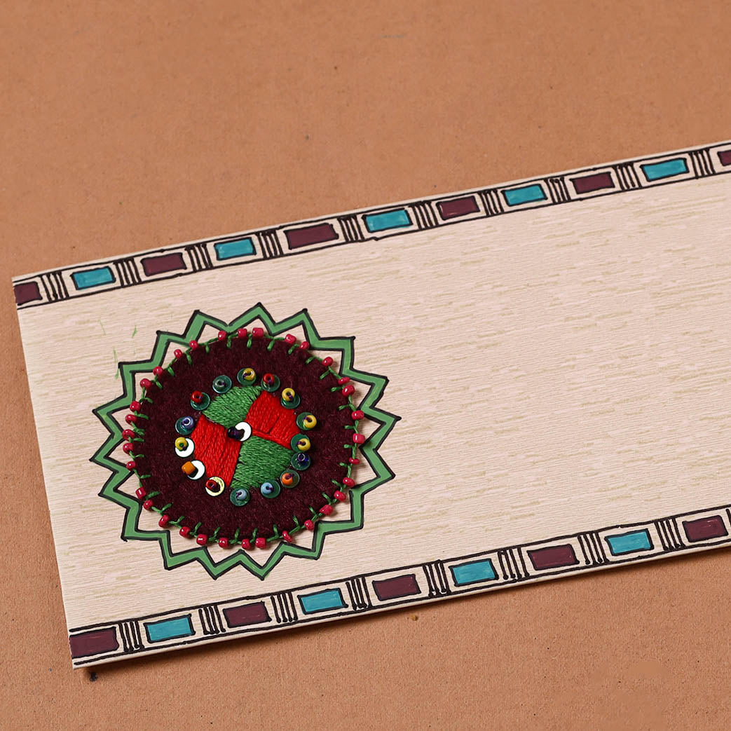 Handcrafted Mandala Art Envelope 34