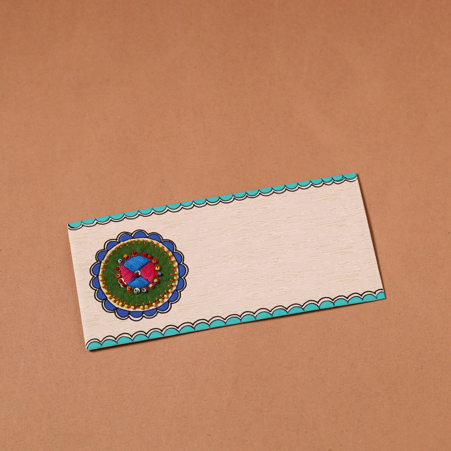 Handcrafted Mandala Art Envelope 35