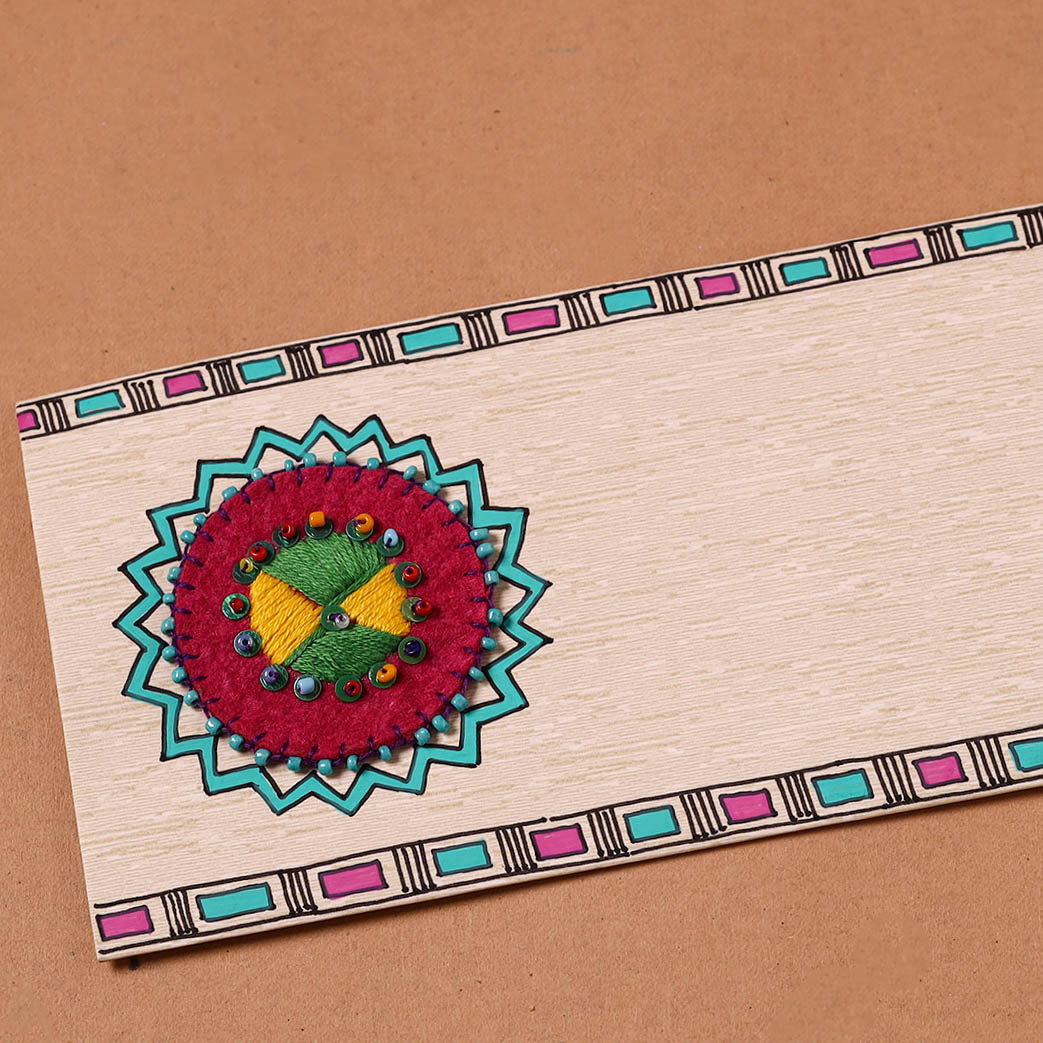 Handcrafted Mandala Art Envelope 37