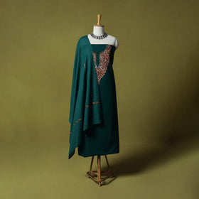 Hand Embroidered Cotton Kashida 3pc Unstitched Dress Material Suit Set 62