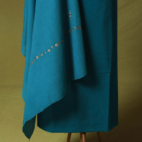 Hand Embroidered Cotton Kashida 3pc Unstitched Dress Material Suit Set 64