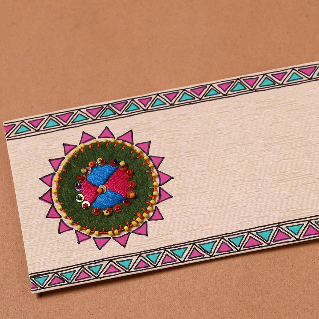 Handcrafted Mandala Art Envelope 53