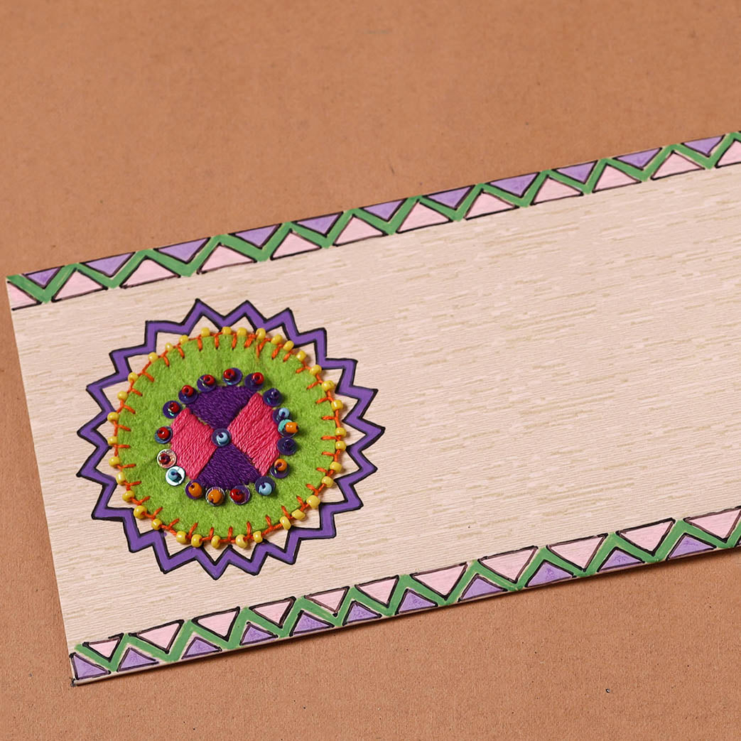 Handcrafted Mandala Art Envelope 56