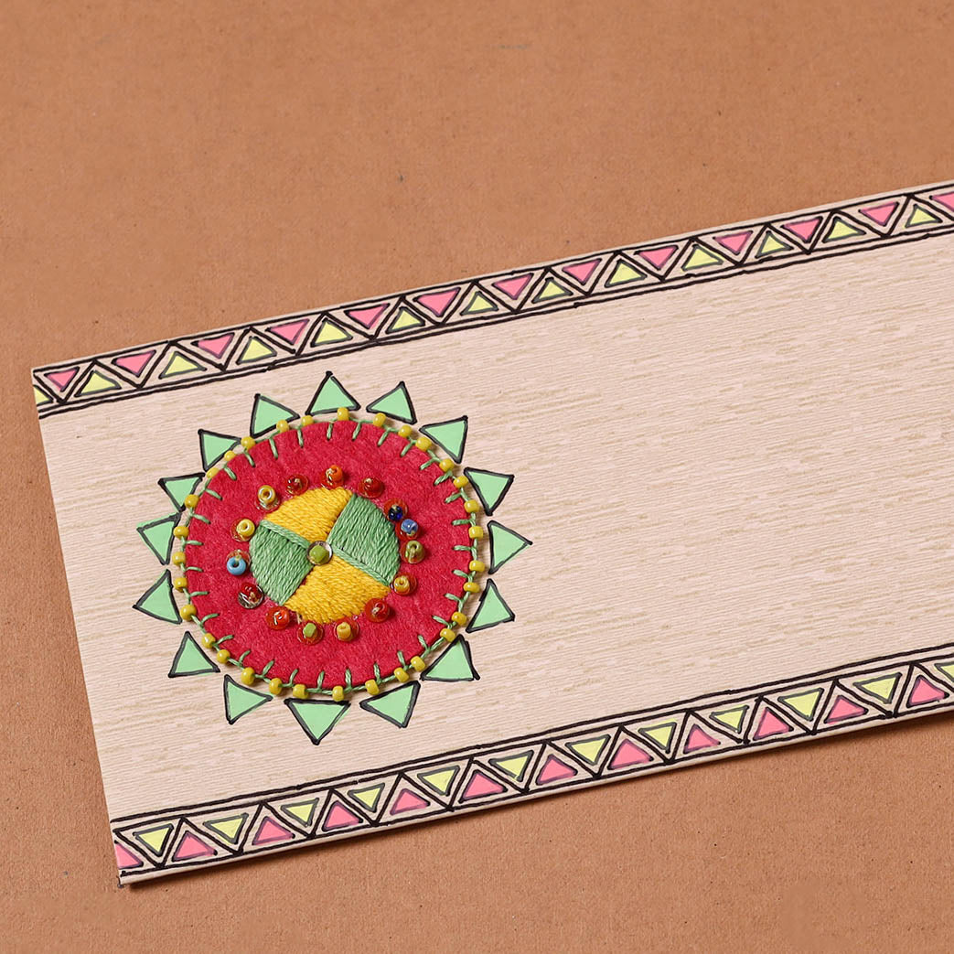 Handcrafted Mandala Art Envelope 58