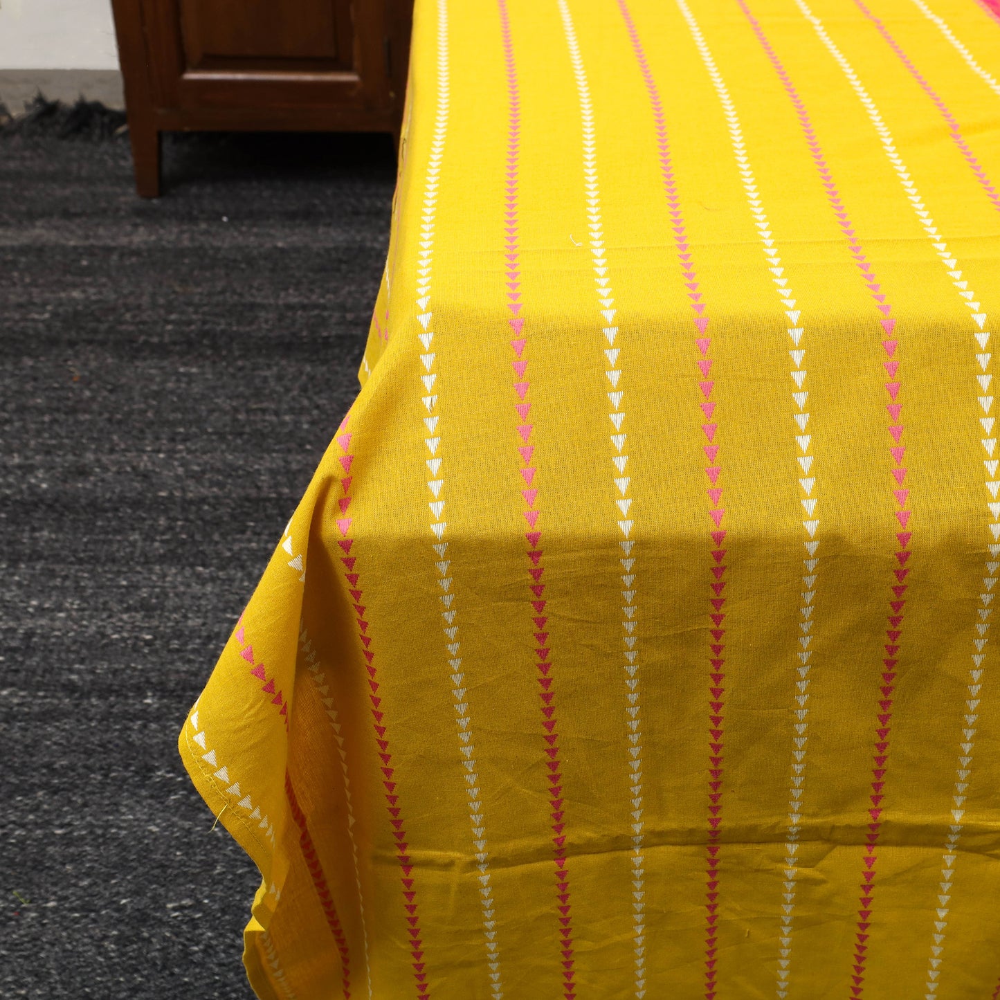 Buy Patchwork Cotton Double Jacquard Bed Sheet Set