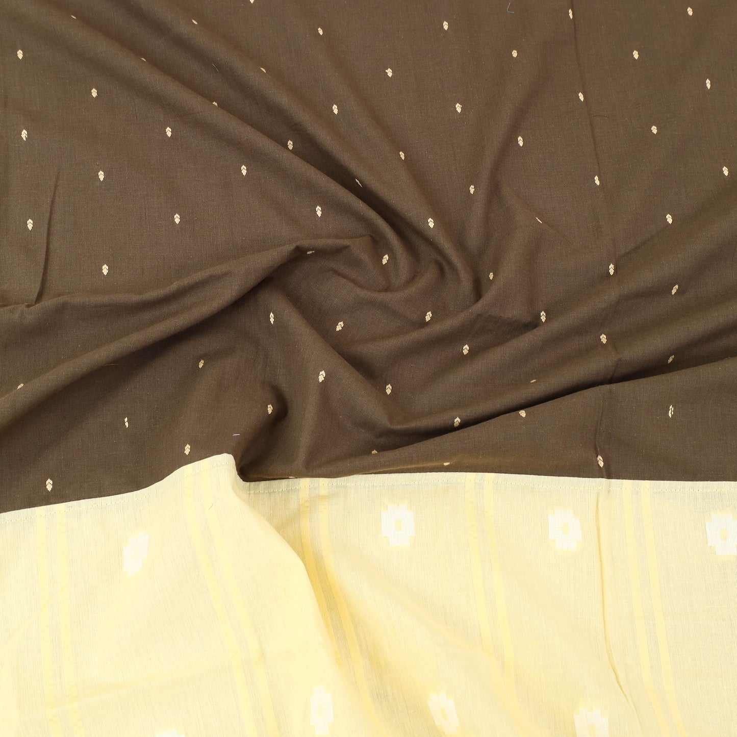 Buy Yellow Patchwork Cotton Double Jacquard Bed Sheet Set