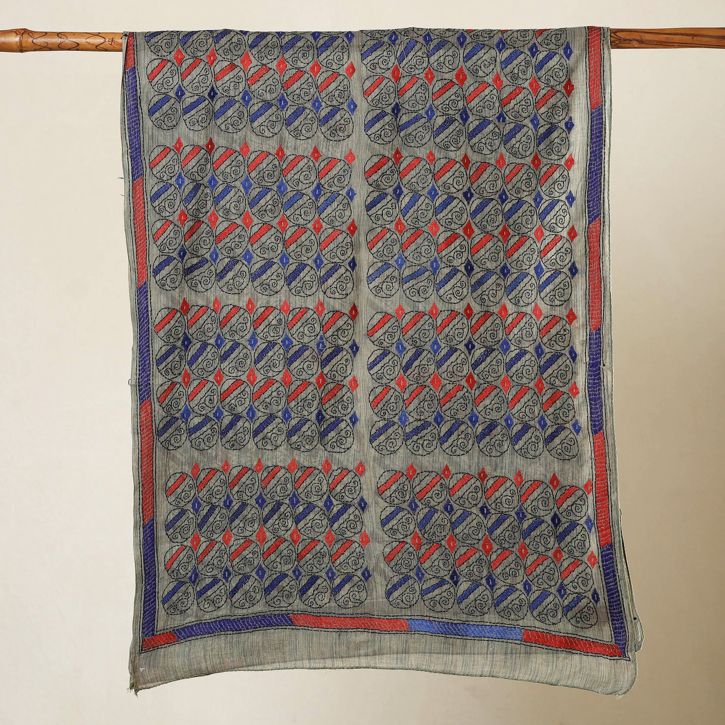 Kantha Stitch Stole