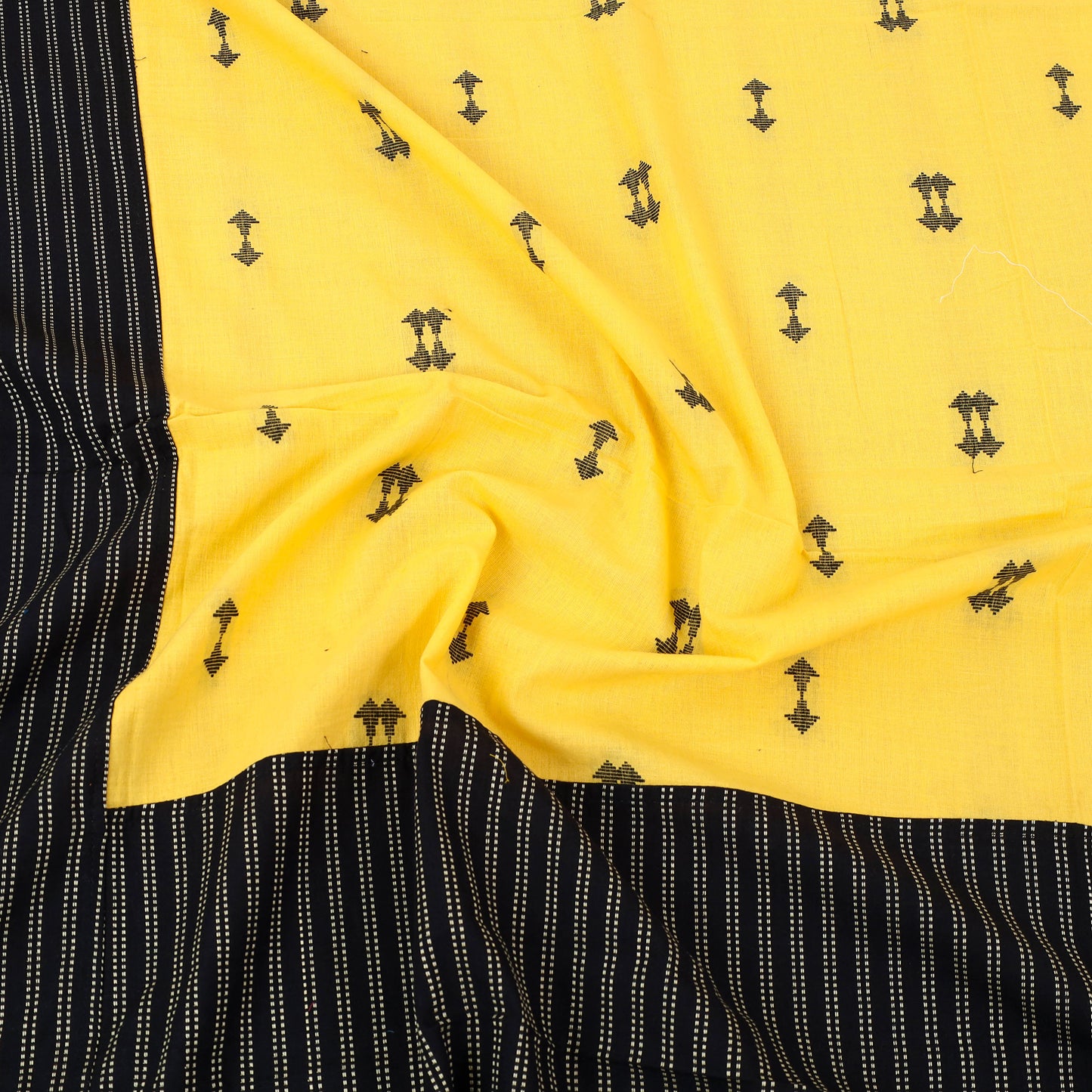 Buy Black Patchwork Cotton Double Jacquard Bed Sheet Set