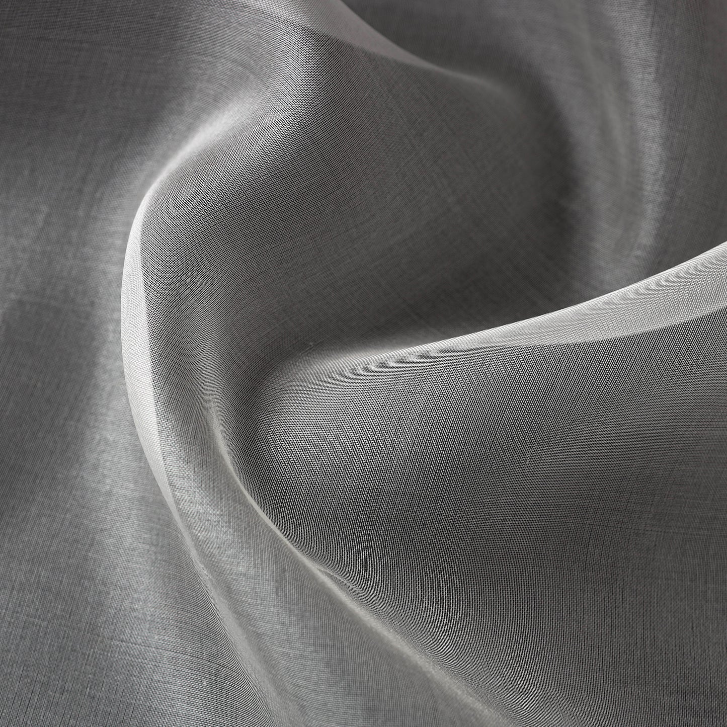 White - Traditional Tissue Chanderi Silk Plain Handloom Fabric 03