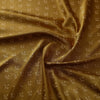 Buy Brown Mashru Silk Kutch Hand Block Printed Fabric Online