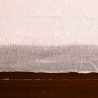 White - Plain Cotton Double Handloom Bed Cover (98 x 90 in) 03