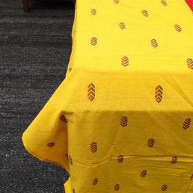 Buy Yellow Patchwork Cotton Double Jacquard Bed Sheet Set