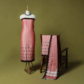 Dharwad Woven Cotton 3pc Unstitched Dress Material Suit Set 56