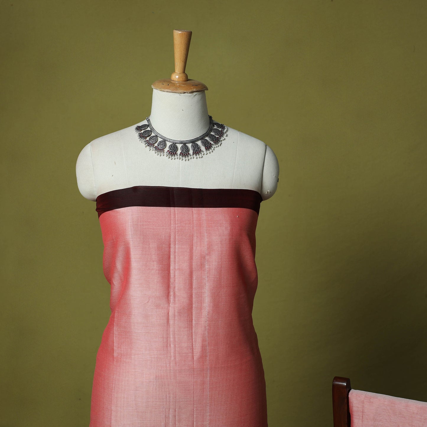 Dharwad Woven Cotton 3pc Unstitched Dress Material Suit Set 56