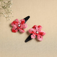 Handmade Crochet Tik-Tak Hair Clip (set of 2) 06