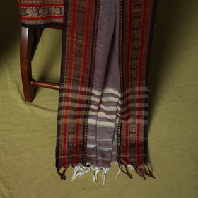 Dharwad Cotton 3pc Unstitched Dress Material Suit Set with Woven Border 58