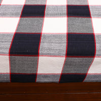 Multicolor - Plain Cotton Double Handloom Bed Cover (98 x 90 in) 11