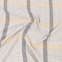 Grey - Plain Cotton Double Handloom Bed Cover (98 x 90 in) 13