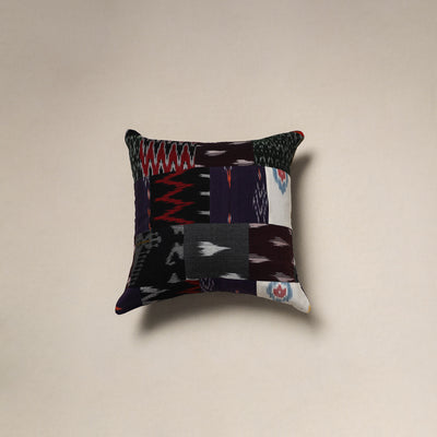 Multicolor - Handcrafted Cotton Patchwork Cushion Cover 68