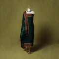 Dharwad Cotton 3pc Unstitched Dress Material Suit Set with Woven Border 60