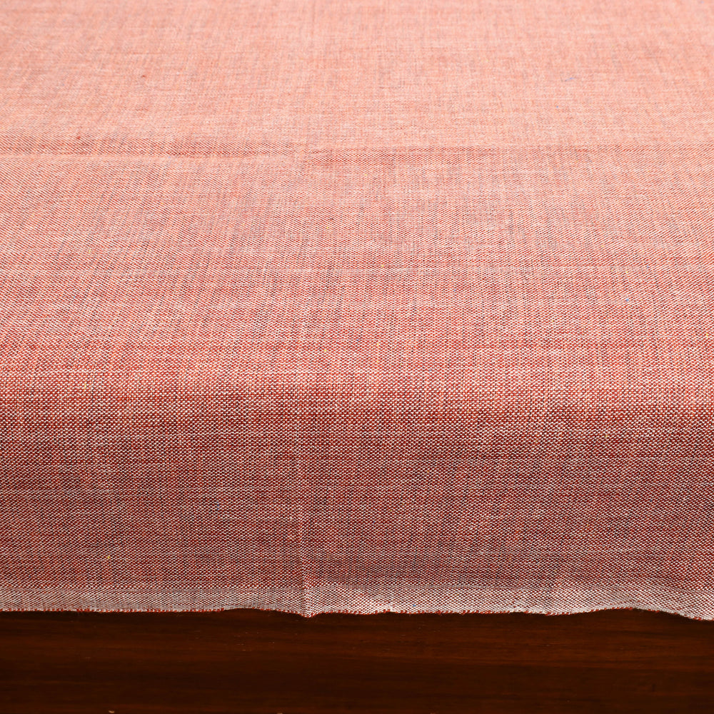 Brown - Plain Cotton Double Handloom Bed Cover (98 x 90 in) 14