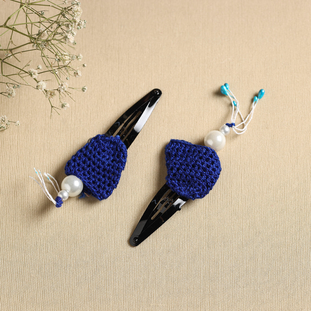 Handmade Crochet Tik-Tak Hair Clip (set of 2) 17