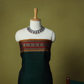 Dharwad Cotton 3pc Unstitched Dress Material Suit Set with Woven Border 60