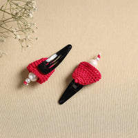 Handmade Crochet Tik-Tak Hair Clip (set of 2) 20