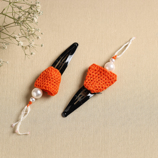 Handmade Crochet Tik-Tak Hair Clip (set of 2) 24