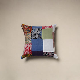 Multicolor - Handcrafted Cotton Patchwork Cushion Cover 73