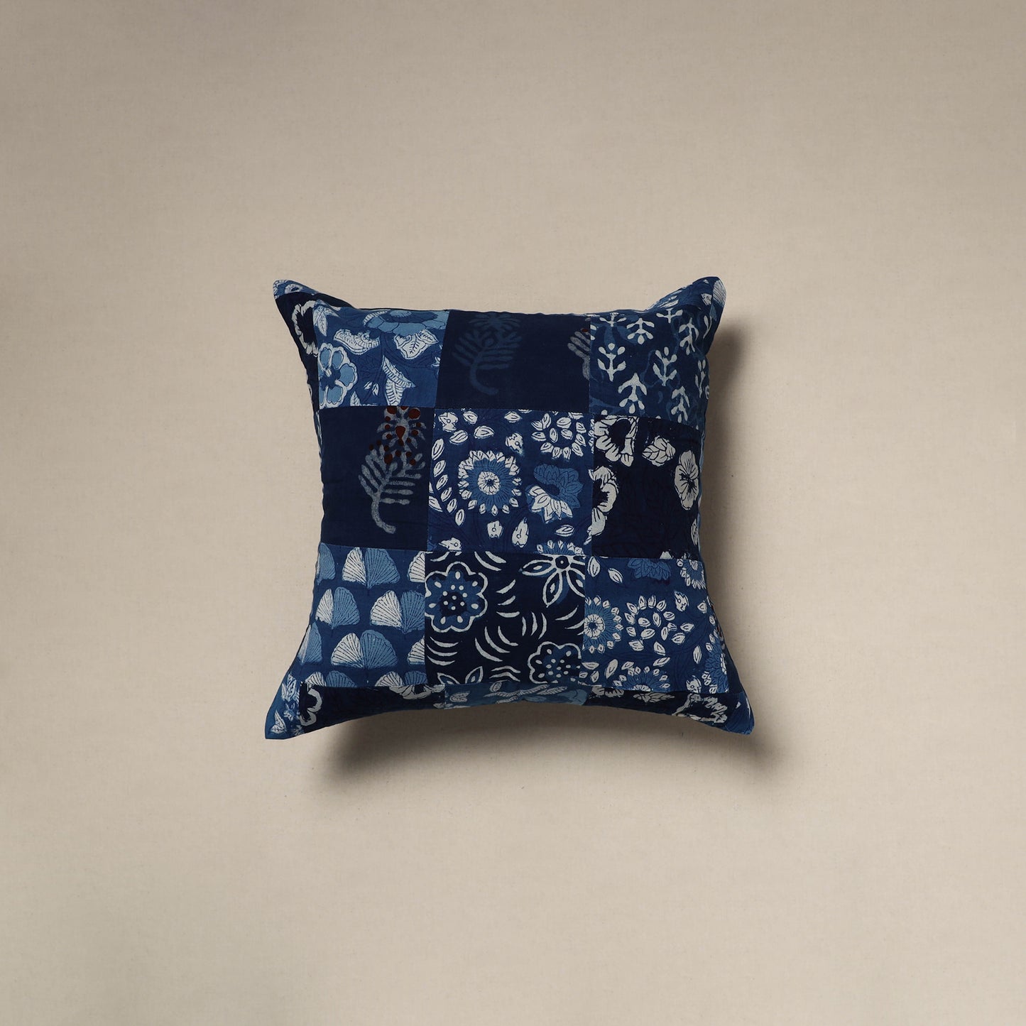 Multicolor - Handcrafted Cotton Patchwork Cushion Cover 75