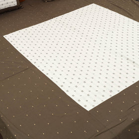 Buy Brown Patchwork Cotton Double Jacquard Bed Sheet Set