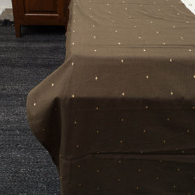 Buy Brown Patchwork Cotton Double Jacquard Bed Sheet Set