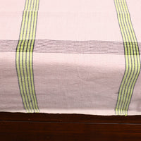 Pink - Plain Cotton Double Handloom Bed Cover (98 x 90 in) 17