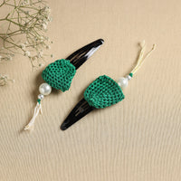 Handmade Crochet Tik-Tak Hair Clip (set of 2) 33