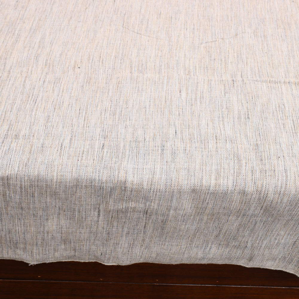 White - Plain Cotton Double Handloom Bed Cover (98 x 90 in) 18